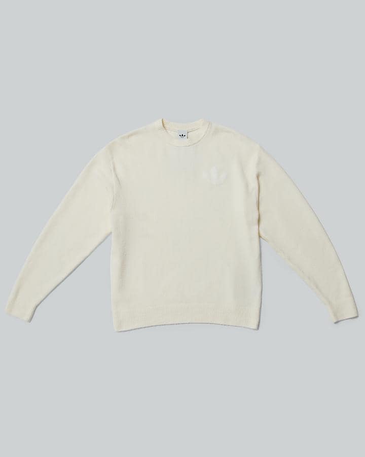 Womens Essential Knit Crew Sweatshirt image 6