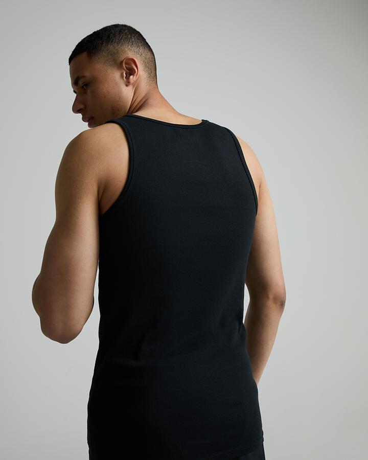 2 Pack Ribbed Vest image 3