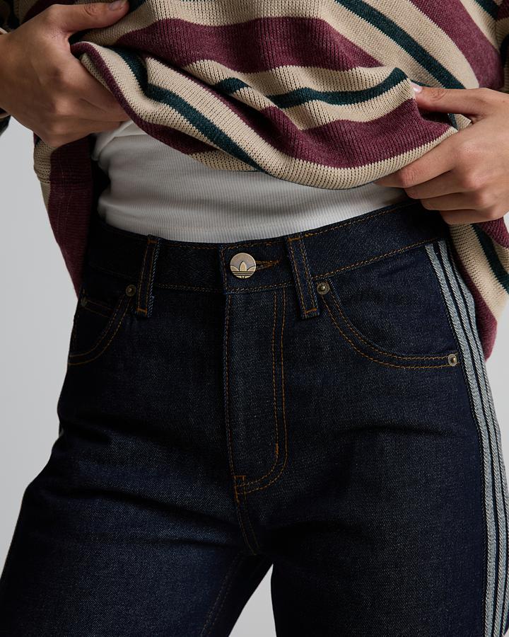 Womens Firebird Mid Rise Straight Denim Jean image 5