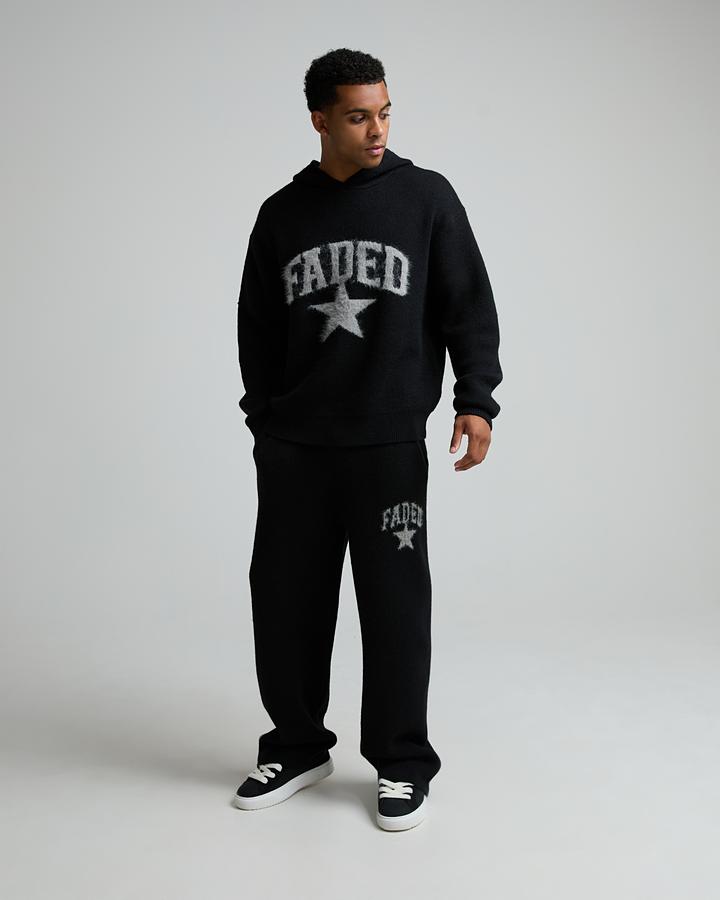 Fluffy Knit Graphic Overhead Hoodie image 2