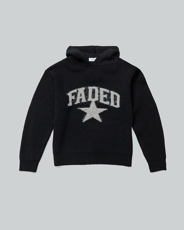 Fluffy Knit Graphic Overhead Hoodie image 6