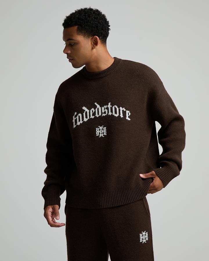 Knitted Crew Neck Sweatshirt image 1