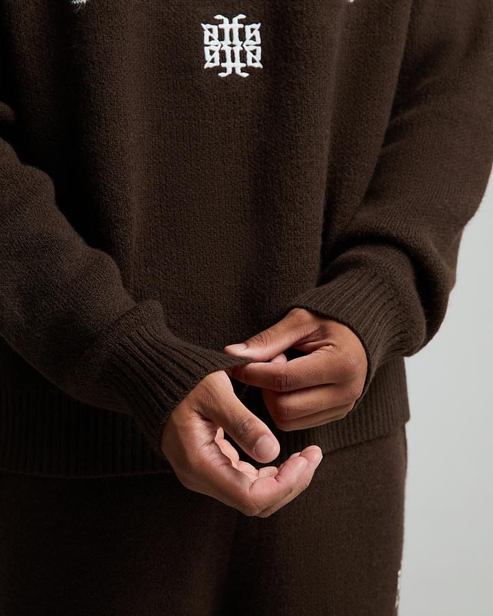 Knitted Crew Neck Sweatshirt image 5