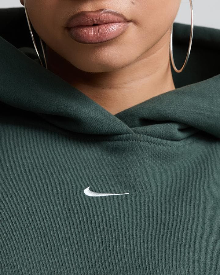 Womens Studio Fleece Oversize Hoodie image 4