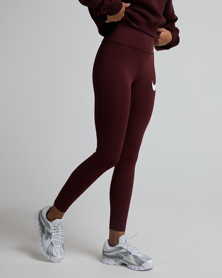 Womens Tempo Swoosh High-Waisted 7/8 Running Legging image 5