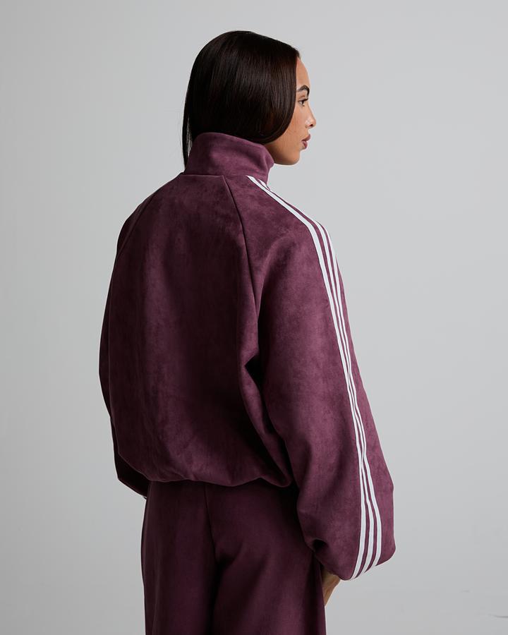 Womens Adilenium Faux Suede Track Top image 4