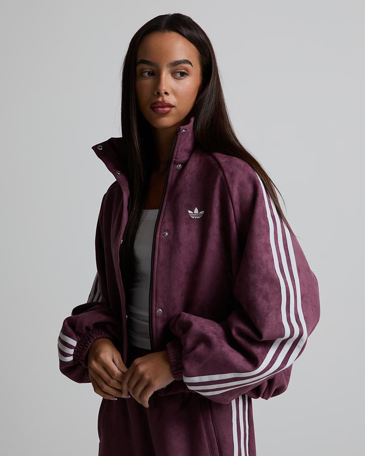 Womens Adilenium Faux Suede Track Top image 5