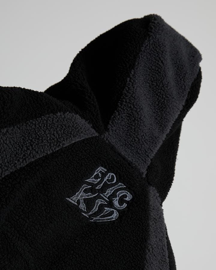 Borg Fleece Zip Through Hoodie image 6