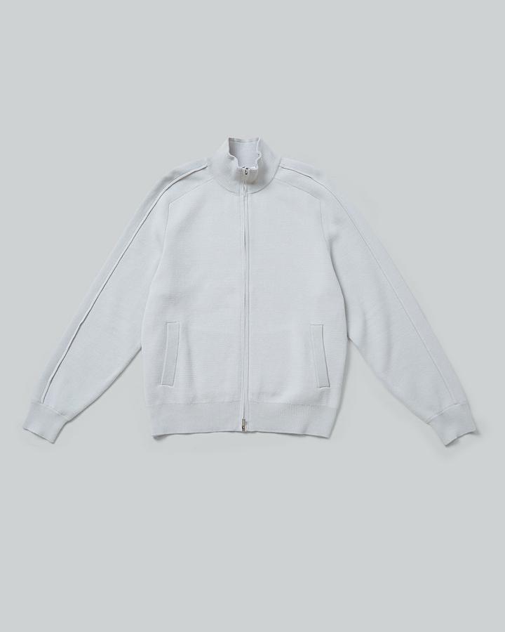 Knitted Funnel Neck Zip Through Top image 6