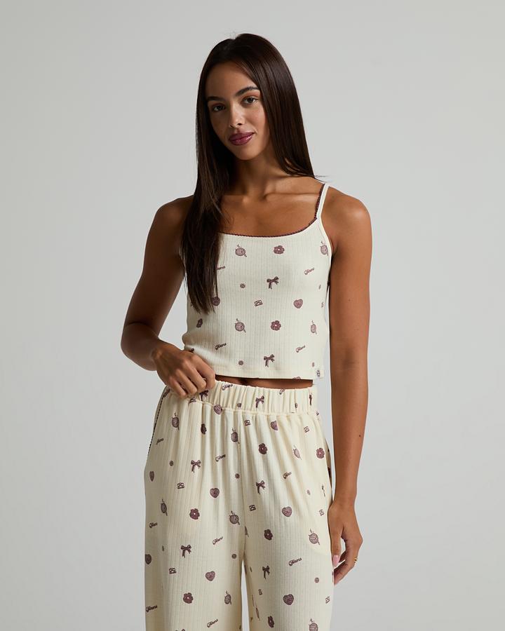 Womens Do Not Disturb Pointelle Pyjama Set image 2