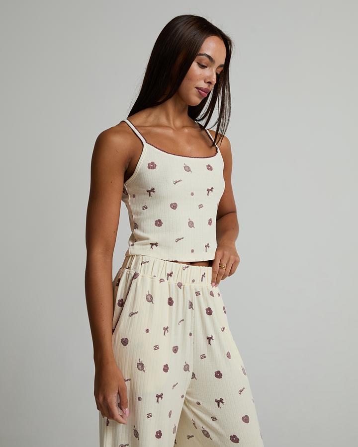 Womens Do Not Disturb Pointelle Pyjama Set image 4