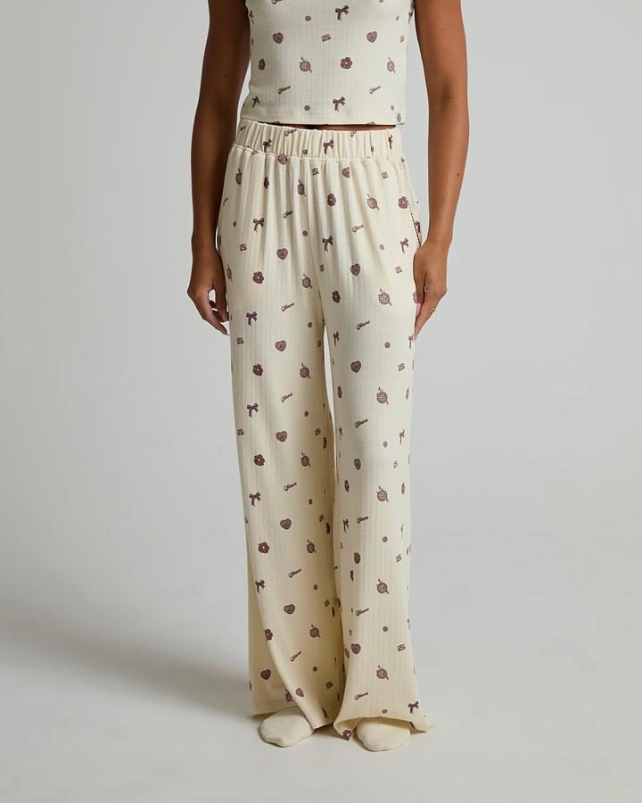 Womens Do Not Disturb Pointelle Pyjama Set image 5