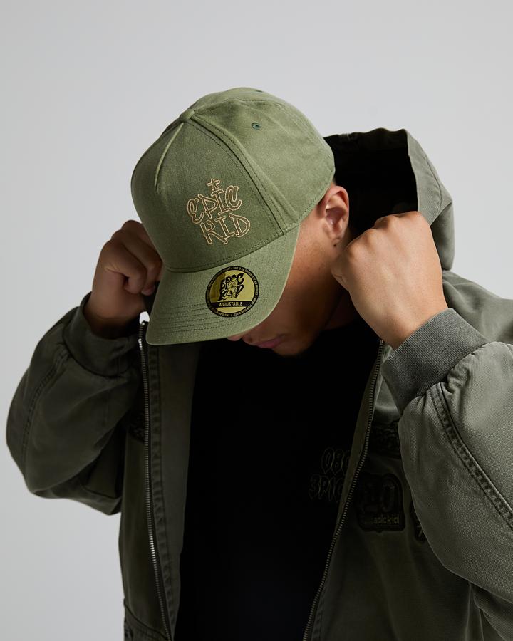 Graffiti Denim Cap image 4