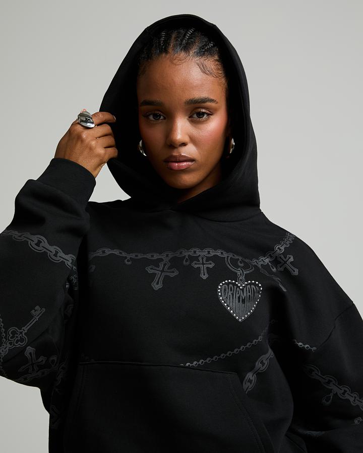 Womens Chainz Overhead Hoodie image 4