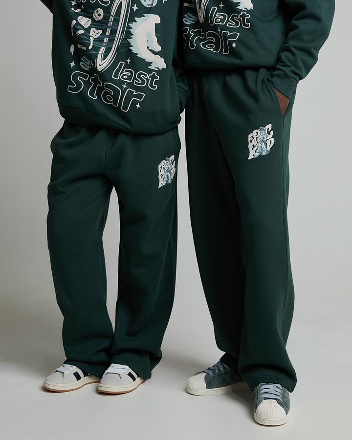 Logo Baggy Fit Open Hem Jogger image 2