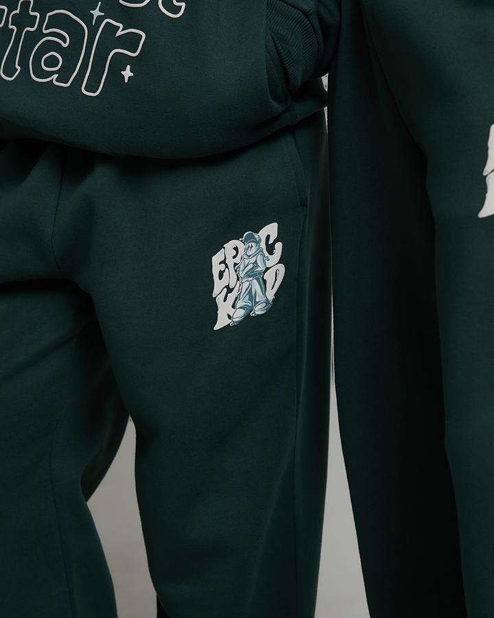 Logo Baggy Fit Open Hem Jogger image 4