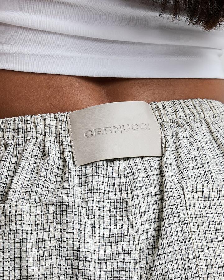 Womens Twill Check Short image 5