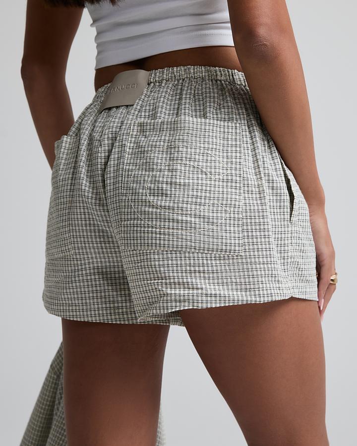 Womens Twill Check Short image 6