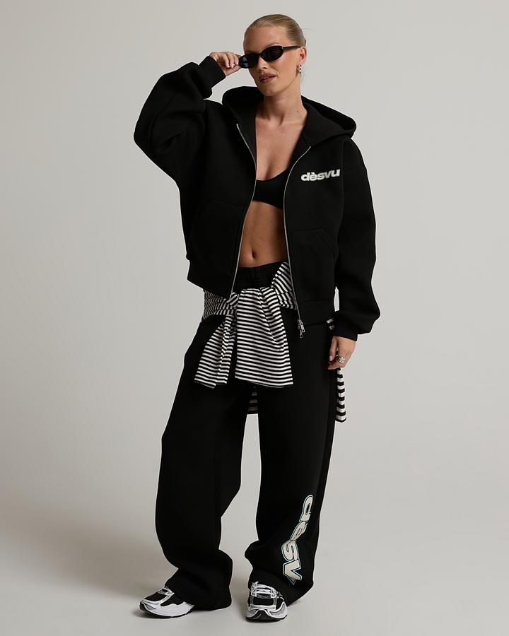 Womens Full Zip Scuba Hoodie image 1