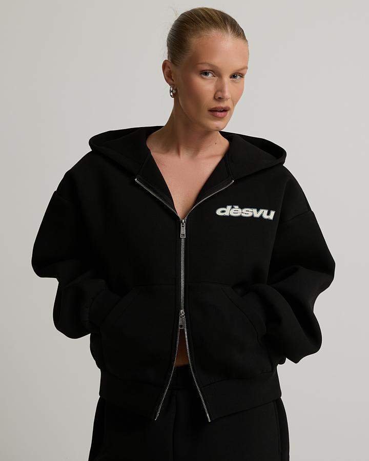Womens Full Zip Scuba Hoodie image 2