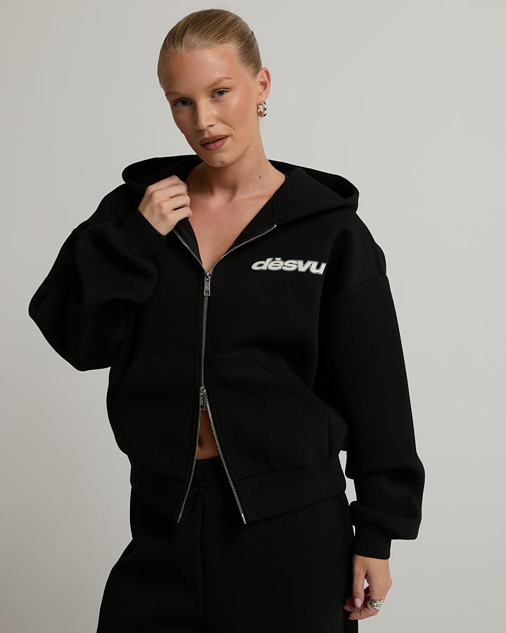 Womens Full Zip Scuba Hoodie image 4