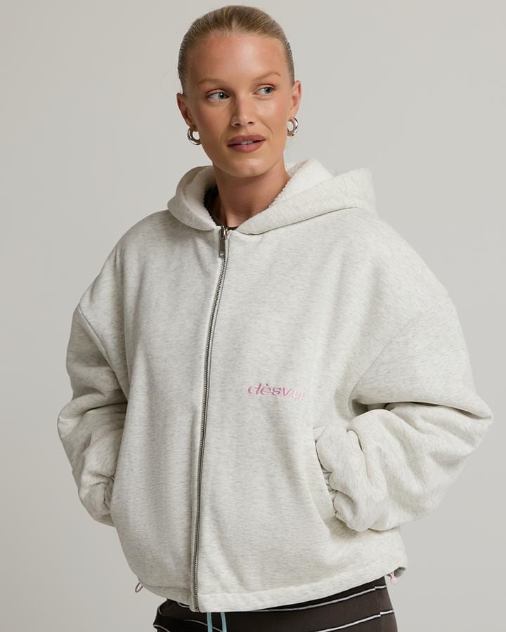 Womens Reversible Borg Fleece Hoodie image 1