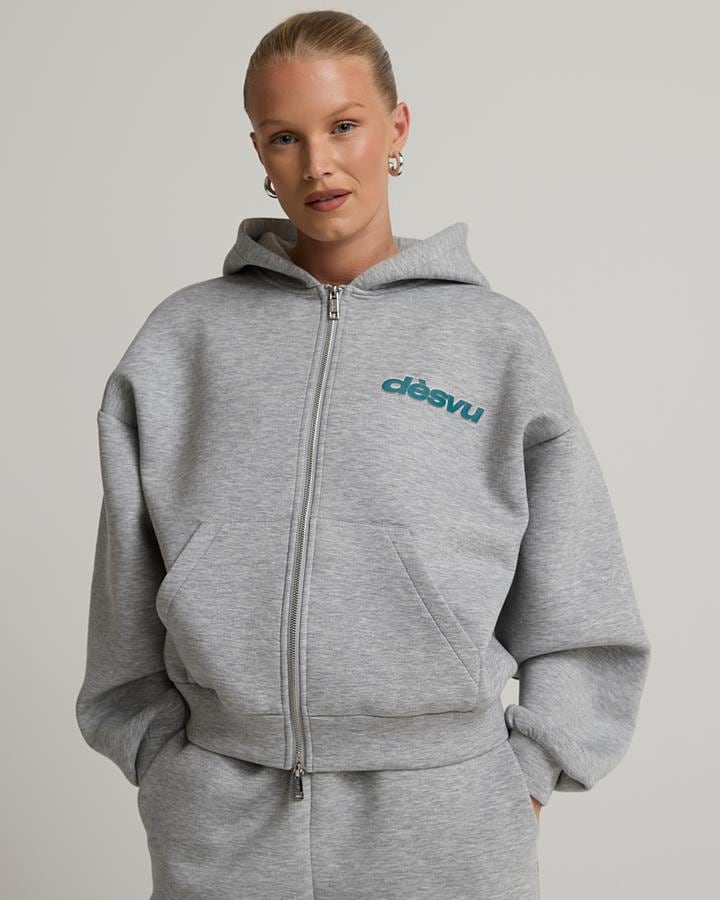 Womens Full Zip Scuba Hoodie image 4