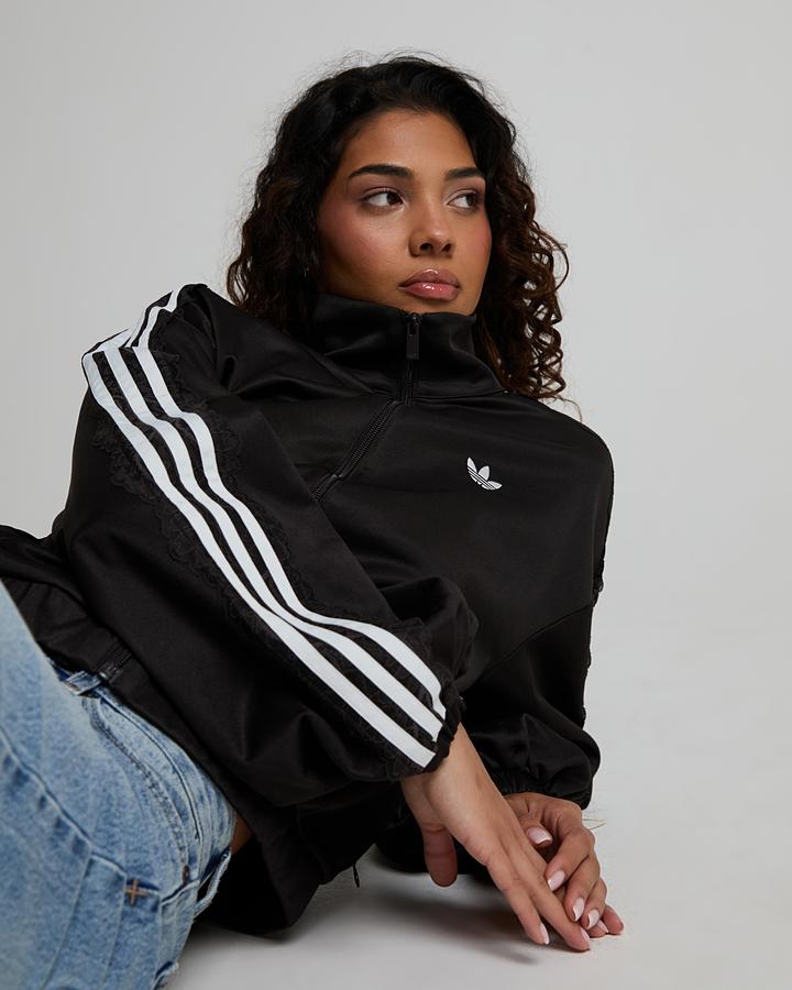 Womens Firebird Funnel Neck Lace Oversized Track Top image 2