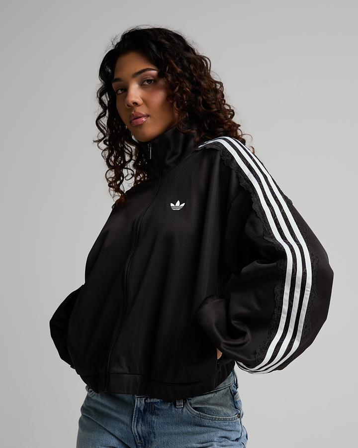 Womens Firebird Funnel Neck Lace Oversized Track Top image 4