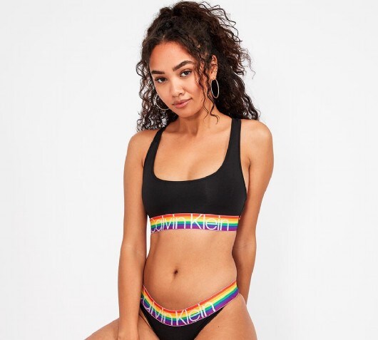 Womens PRIDE Classic Unlined Bralet