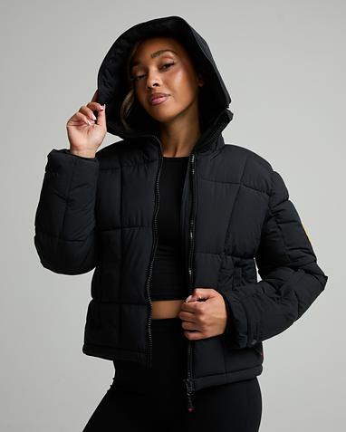 Womens Guilia Crop Puffer Jacket