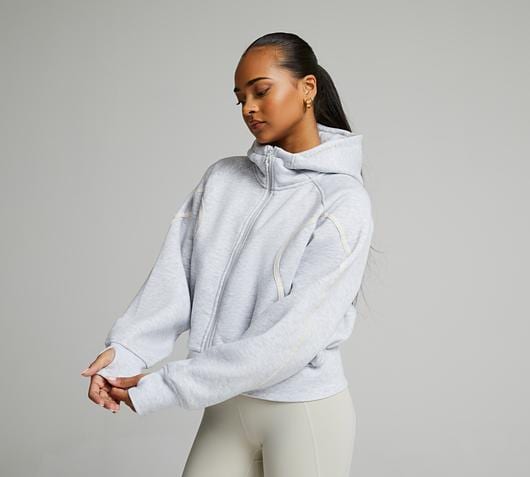 Womens Mantra Fleece Zip Thru Hoodie