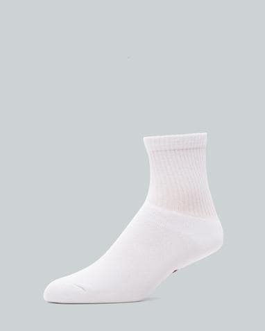  Womens 3 Pack Branded Sole Mid Calf Crew Sock