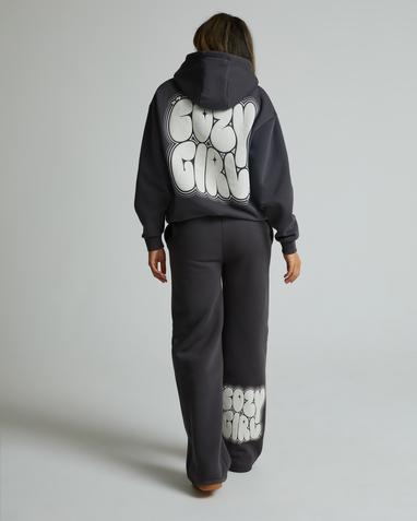  Womens Cozy Girl Open Hem Jogger