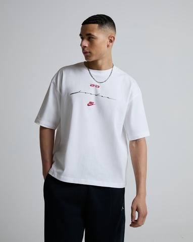 Script Boxy Short Sleeve Crewneck T-Shirt