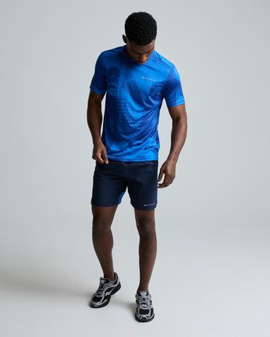 Divide Woven Running Short