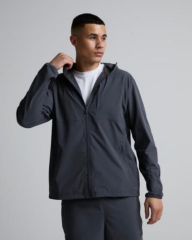 Zip Tech Pocket Hooded Jacket