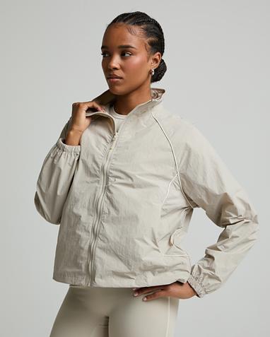 Womens Ignite Woven Funnel Neck Track Jacket
