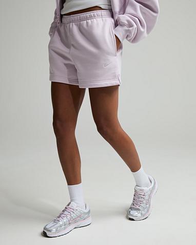 Womens Studio Fleece Medium Weight Mid-Rise Short