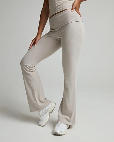 Womens Sportswear Chill Knit Mid-Rise Ribbed Legging