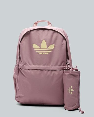 Womens Trefoil Backpack and Pencil Case