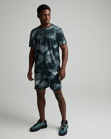 Dri-FIT UV Miler AOP Short-Sleeve Running Top