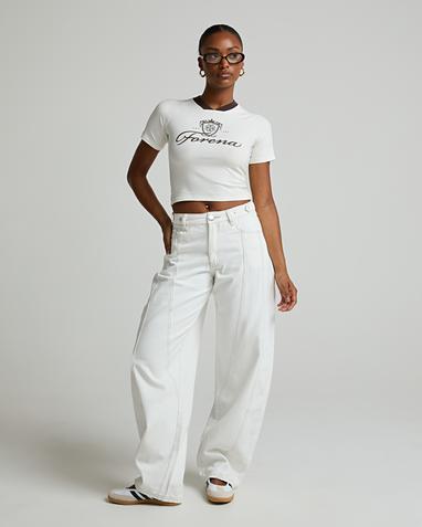 Womens Bowie Barrel Denim Jean