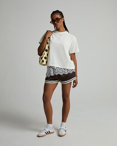 Womens Nixie Satin Short