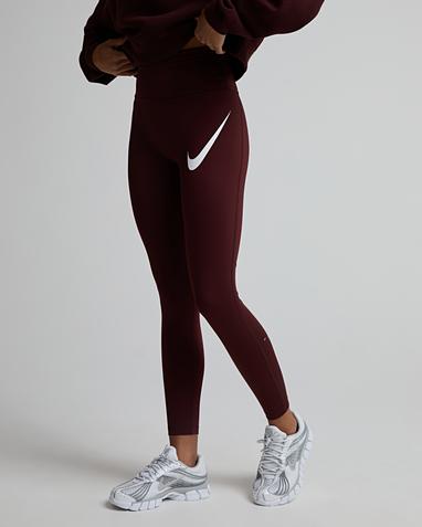 Womens Tempo Swoosh High-Waisted 7/8 Running Legging