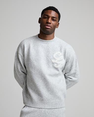 Fluffy Knit Sweat Jumper