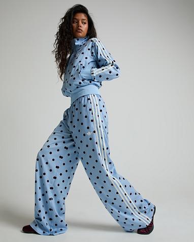 Womens Satin Polka Dot Pant