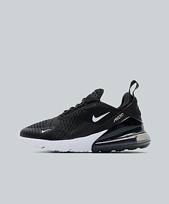 Nike Junior Air Max 270 Trainer in Black / White / Anthracite