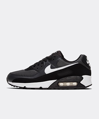 Nike Air Max 90 Trainer in Iron Grey / White / Dark Smoke Grey