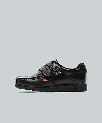 Kickers Infant Fragma Strap Shoe in Black